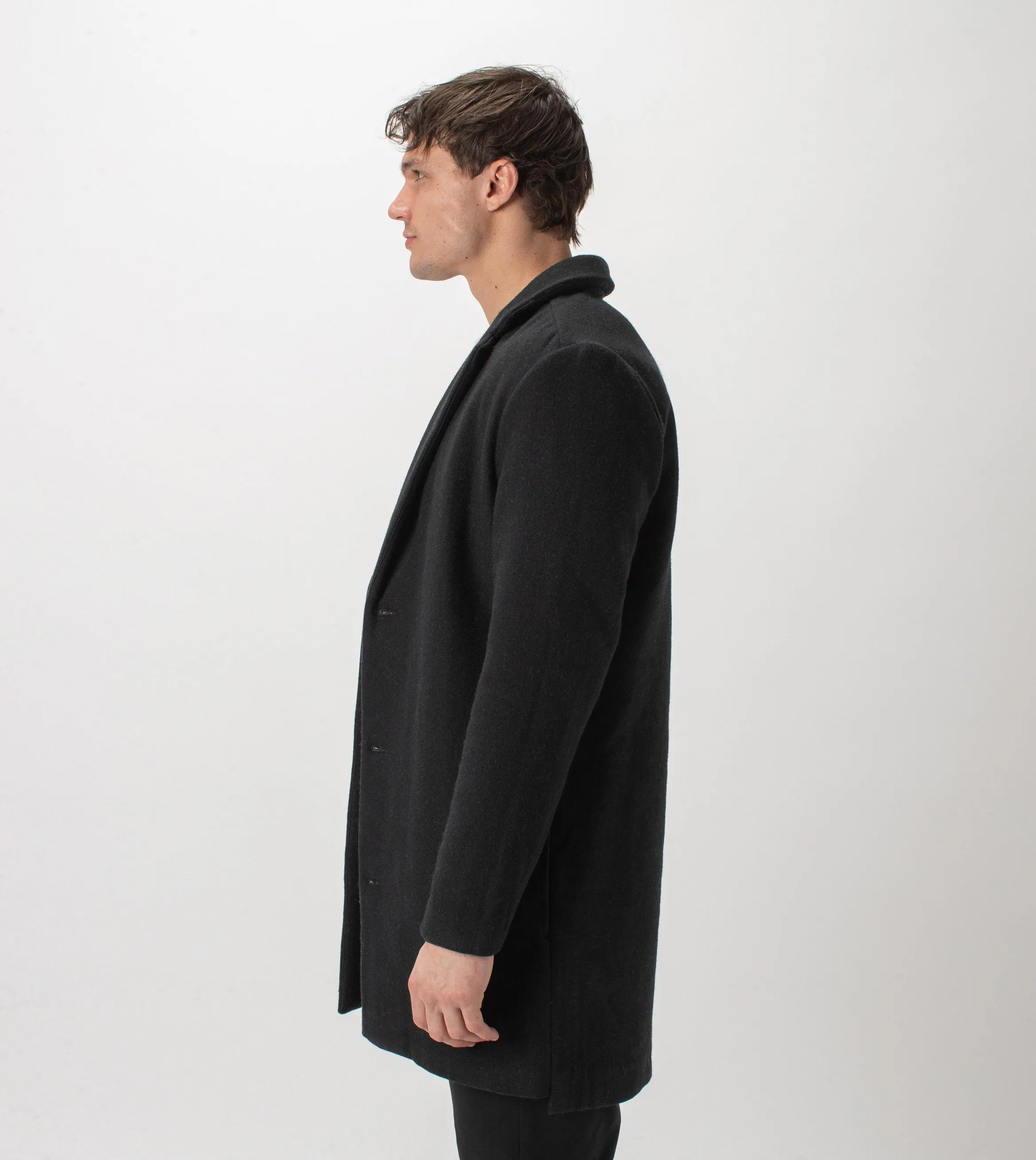 Kyoto Melton Jacket Black