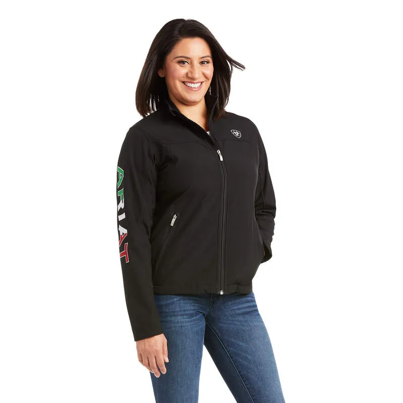 Ladies Ariat Classic Team MEXICO Softshell Water Resistant Jacket - 10031428