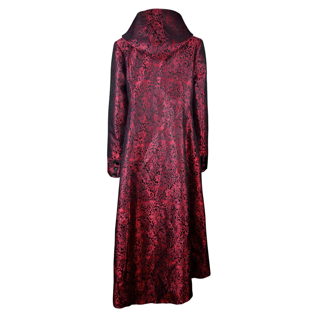 Ladies Red Gothic Long Coat