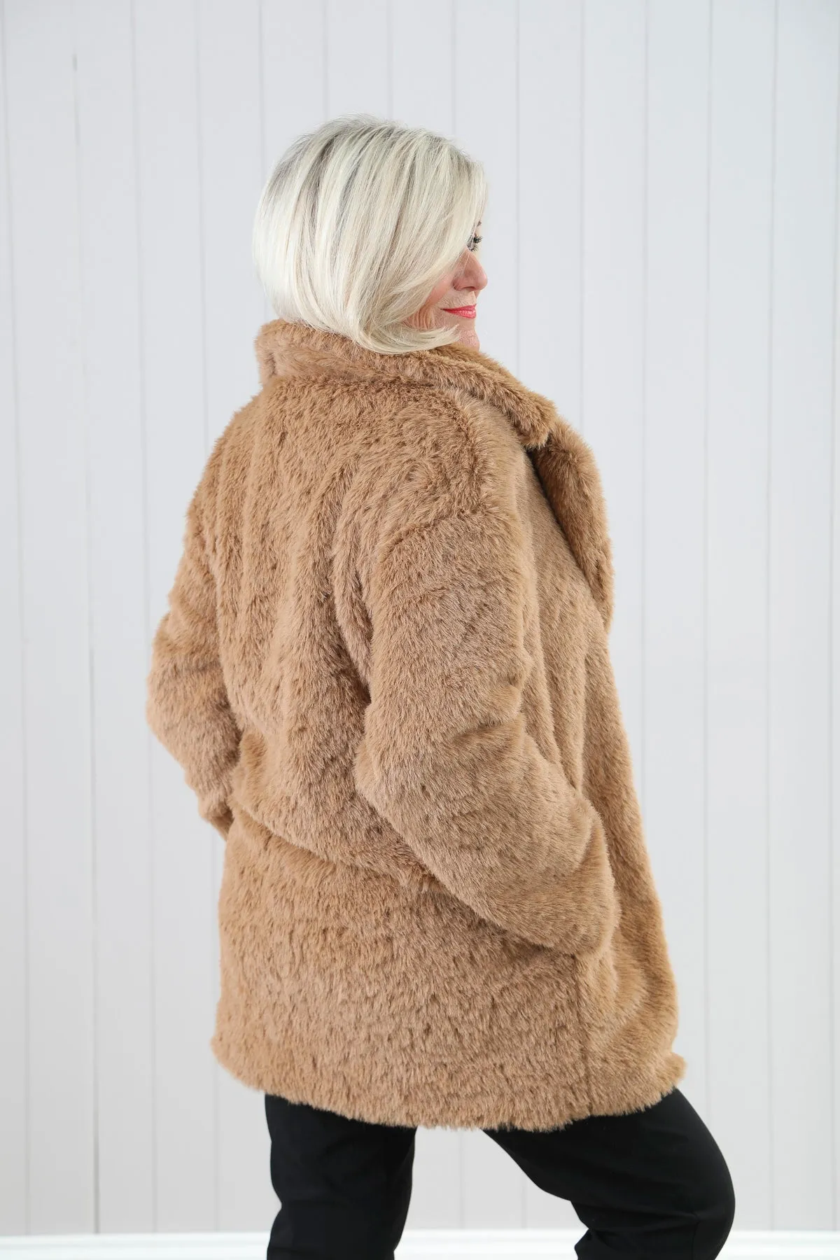 Luxurious Faux Fur Coat