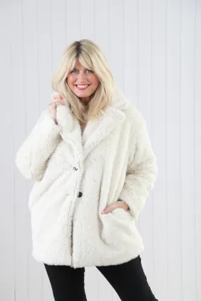 Luxurious Faux Fur Coat