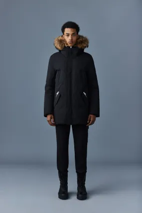 MACKAGE EDWARD-F - 2-in-1 Down Parka With Hooded Bib And Natural Fur For Men