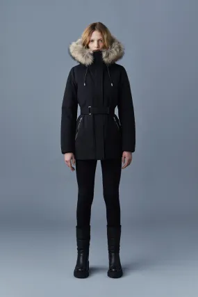 MACKAGE JENI-F - Down Parka With Removable Bib And Natural Fur