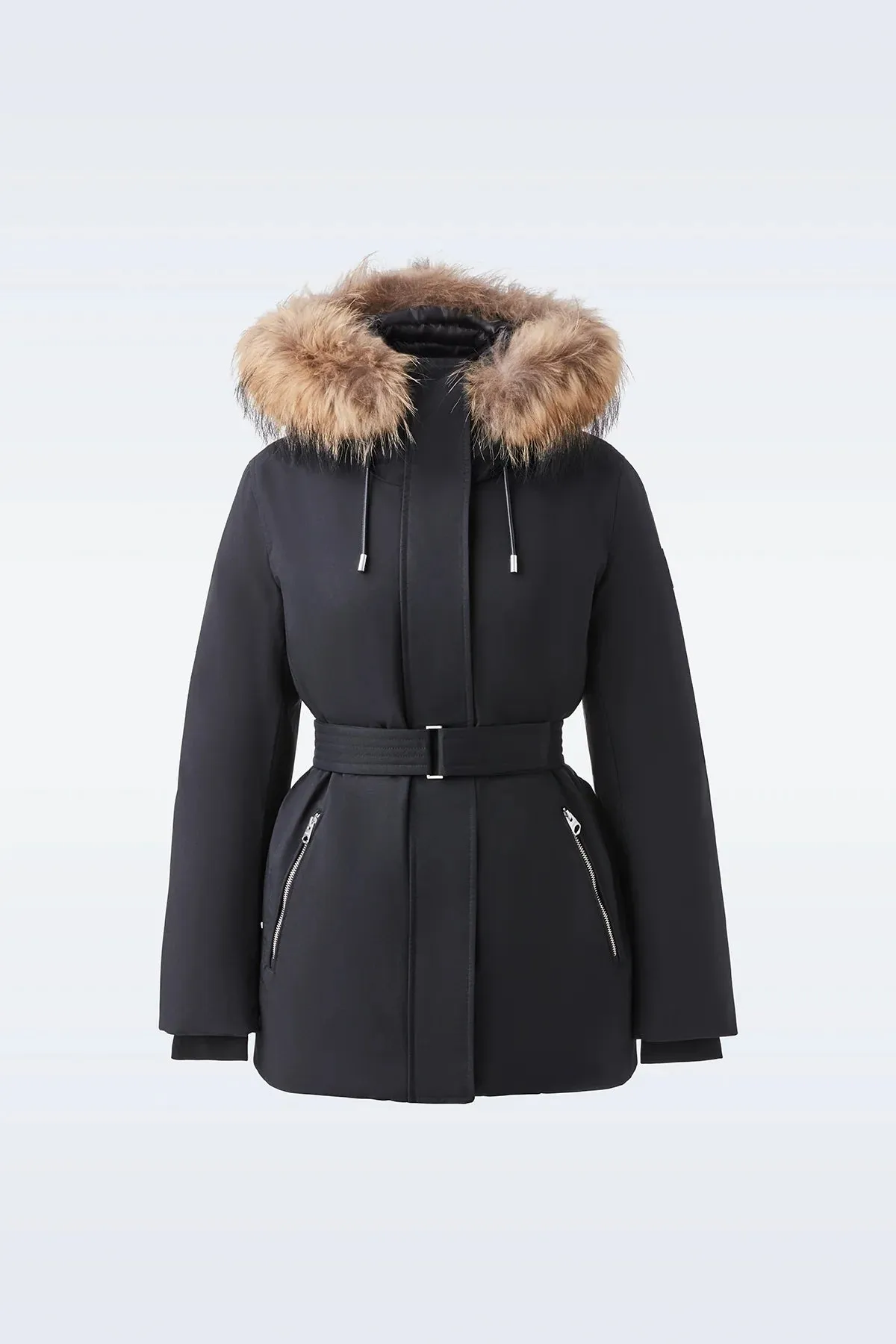 MACKAGE JENI-FZ - 2-in-1 Down Parka With Removable Bib & Fur Trim