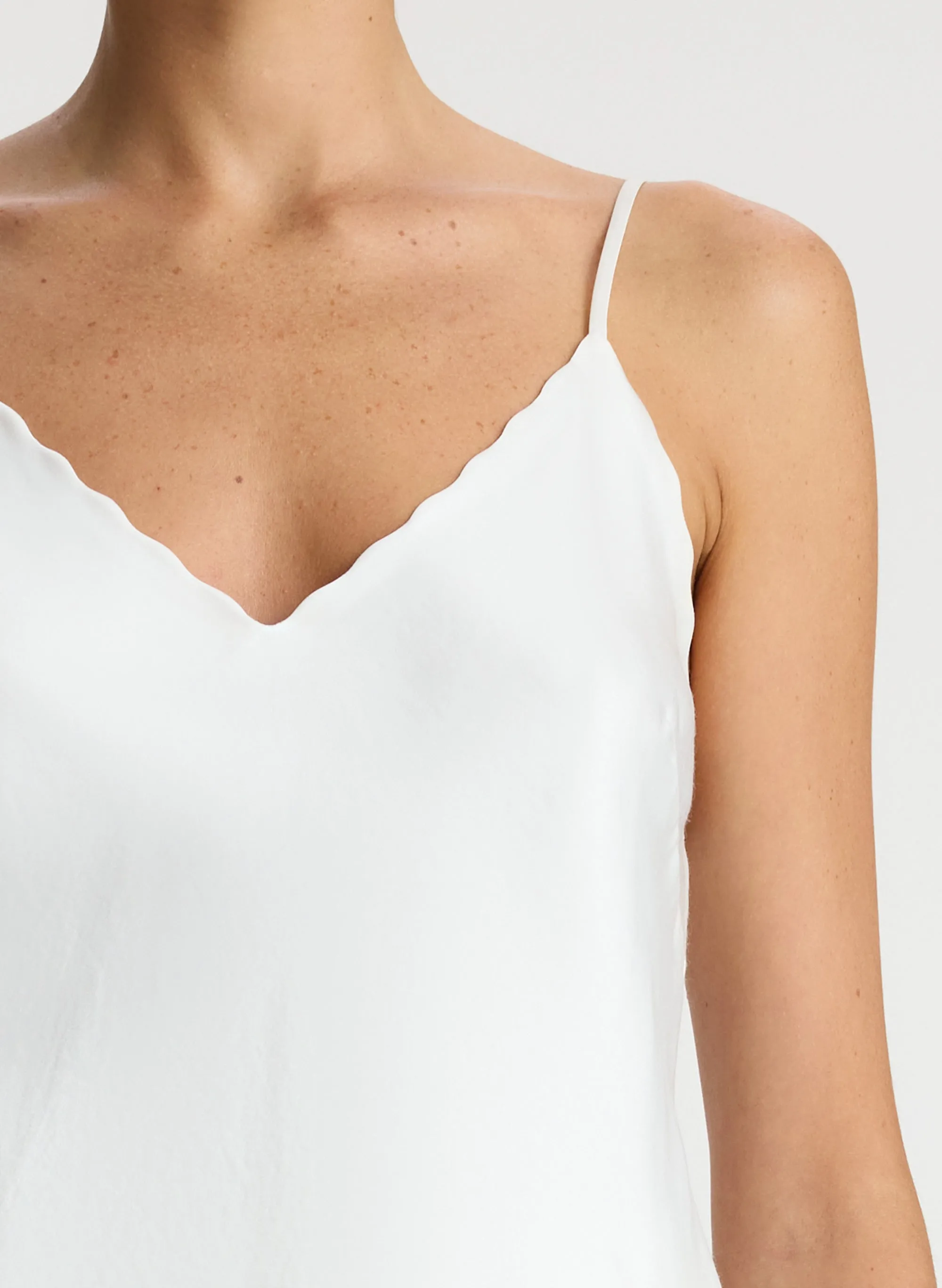 Malia Scalloped Camisole Top