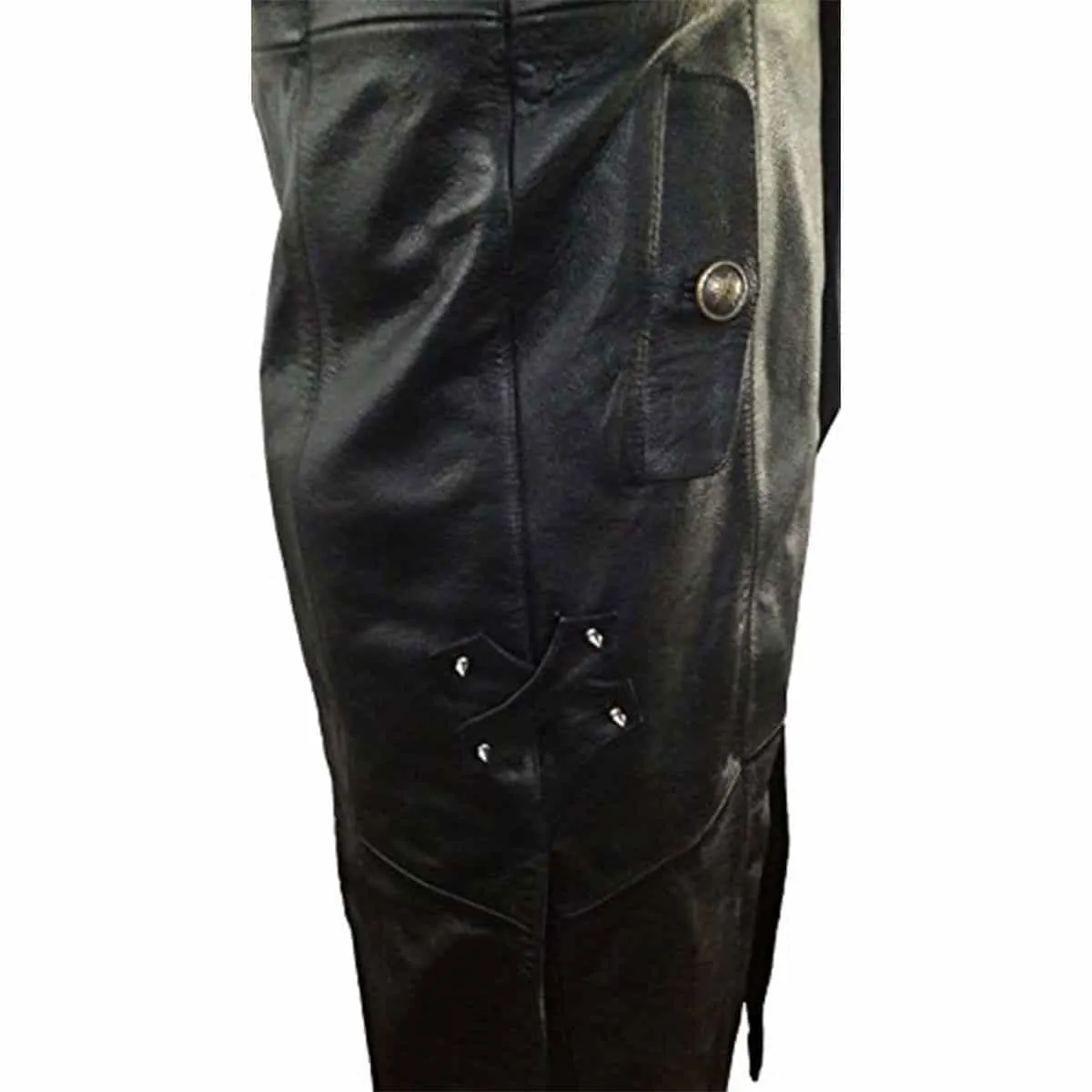 Mens Trench Coat Black Leather Goth Matrix Steampunk Gothic (T24)