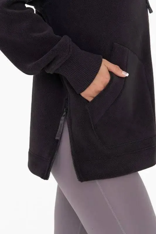 Mono B Cozy Microfleece Zip Jacket