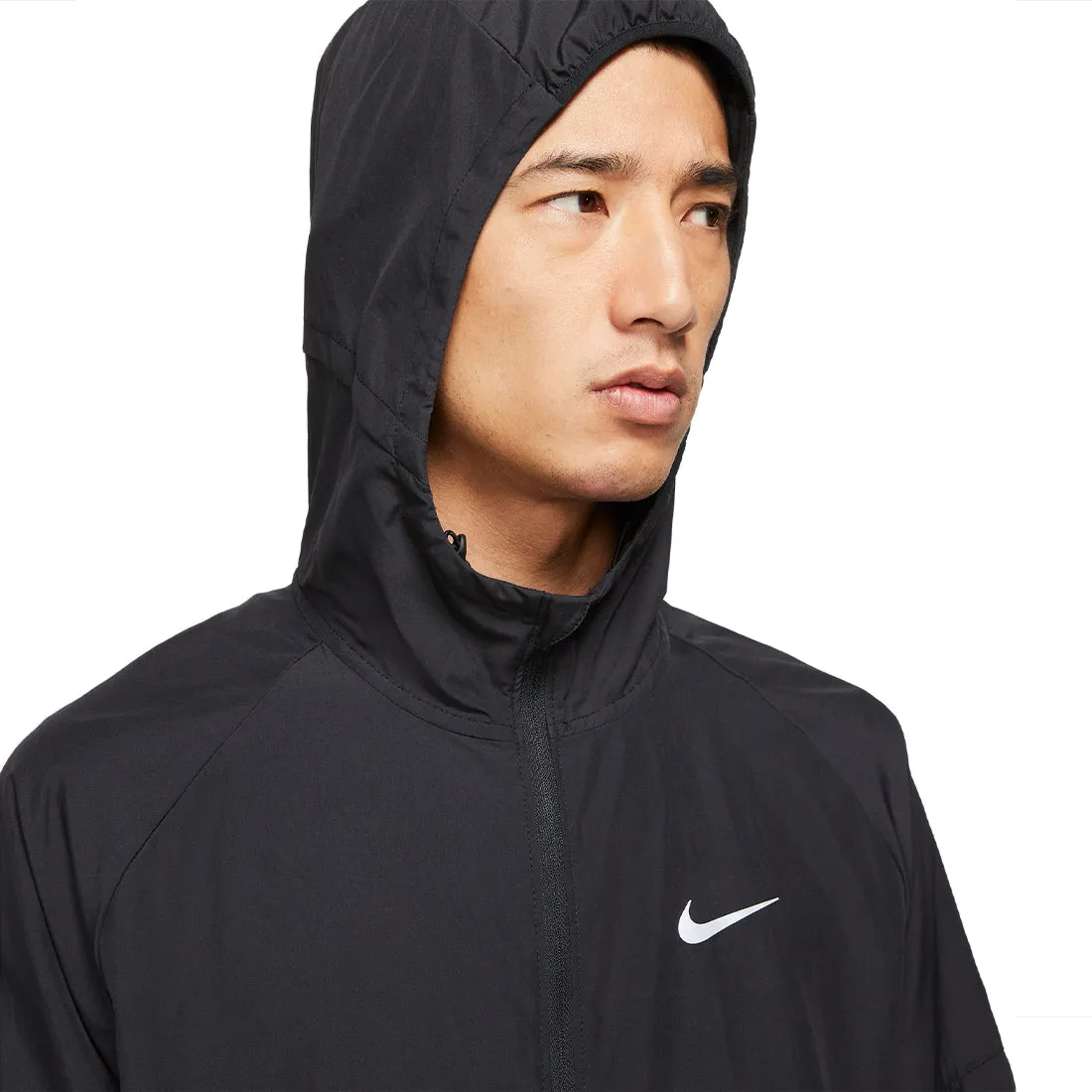 NIKE REPEL MILER MEN'S RUNNING JACKET BLACK