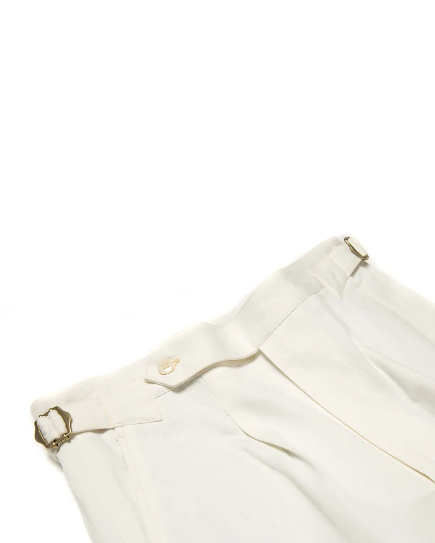 Off White Single Pleat Trousers