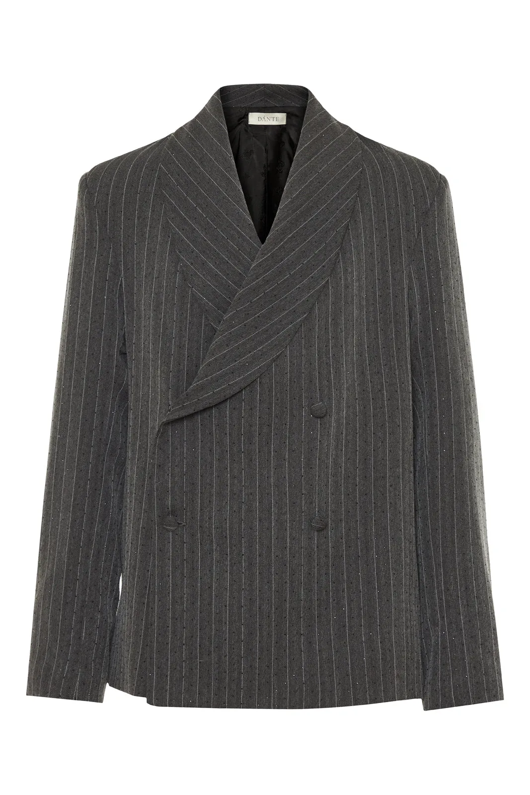 Oleandro Blazer Striped Black