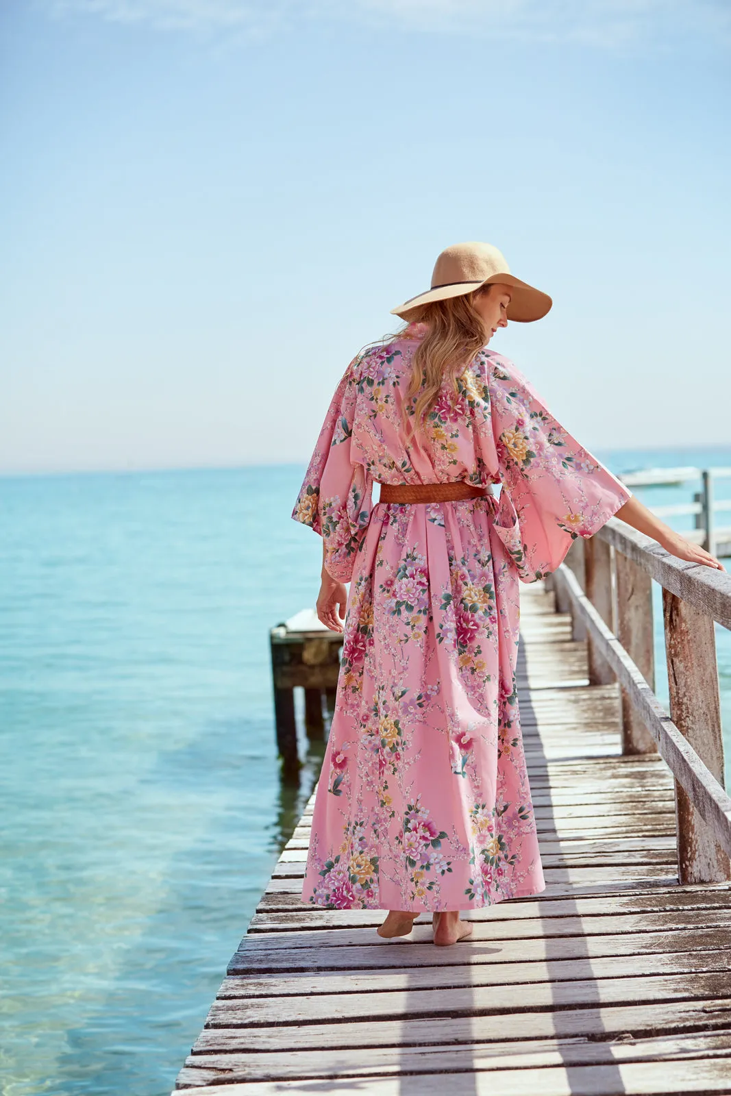 Orchis Resort Long Cotton Kimono