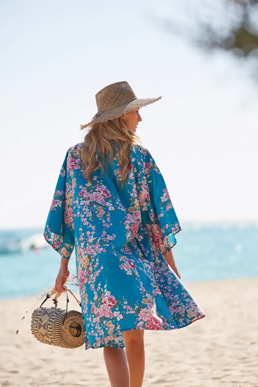 Orchis Resort Short Cotton Kimono