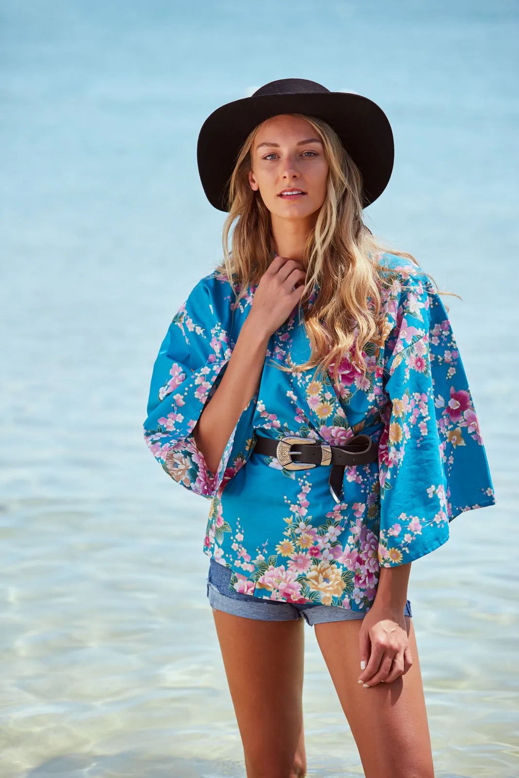 Orchis Resort Short Cotton Kimono