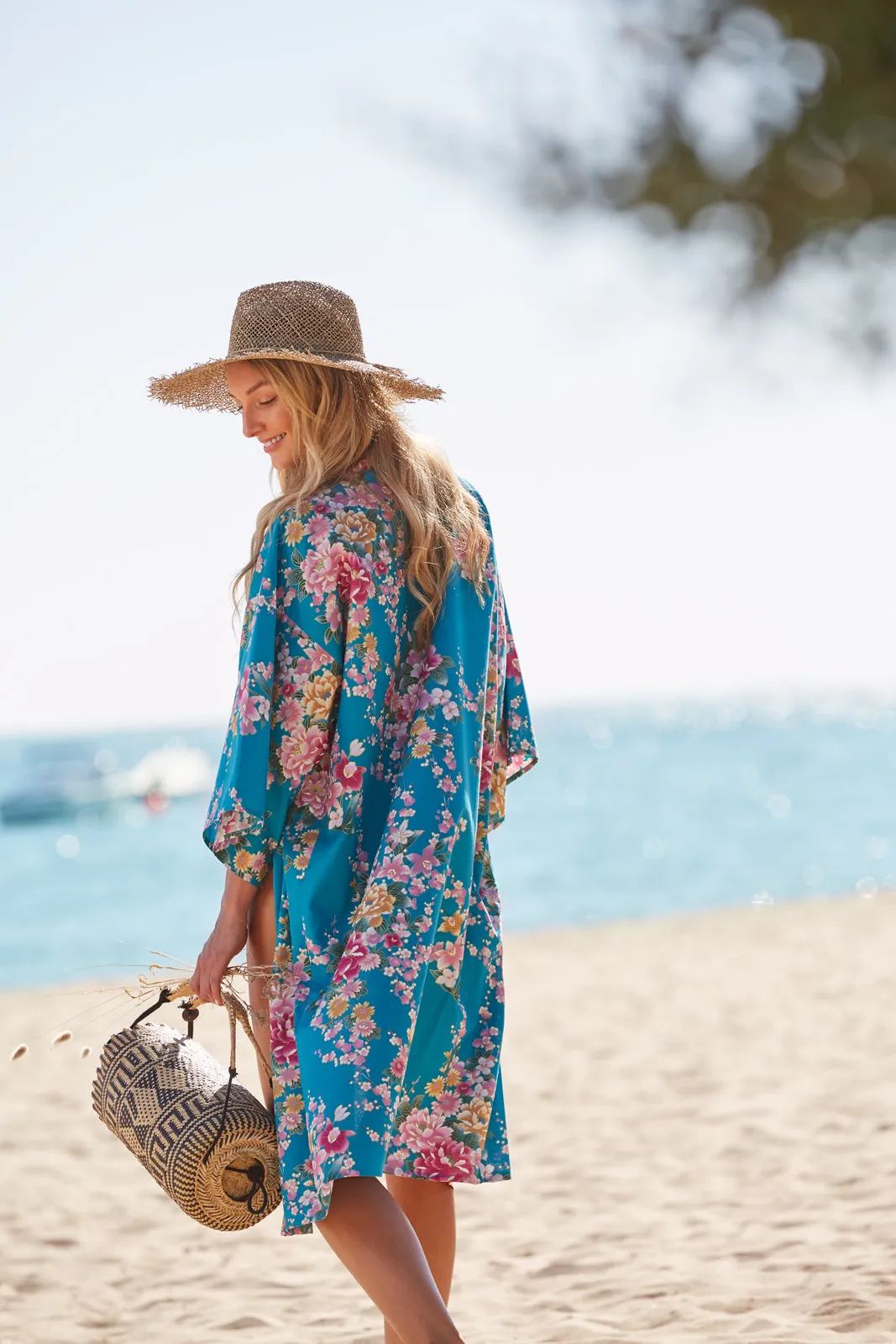 Orchis Resort Short Cotton Kimono