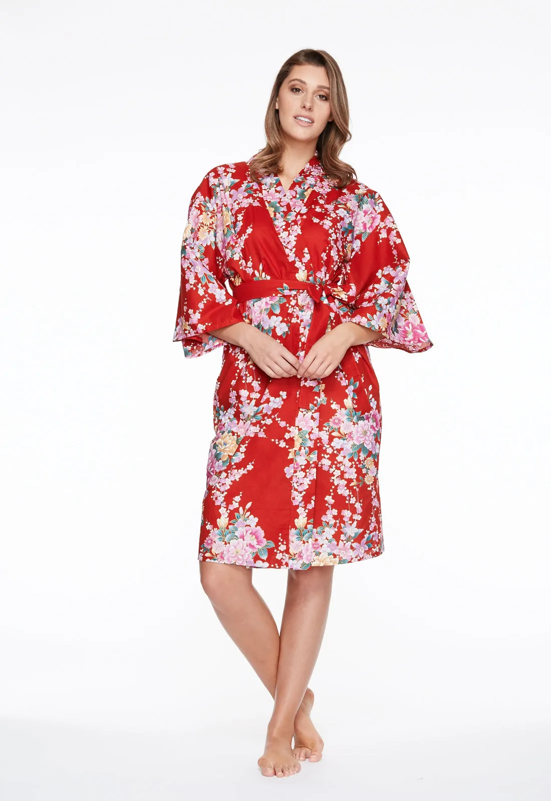 Orchis Resort Short Cotton Kimono