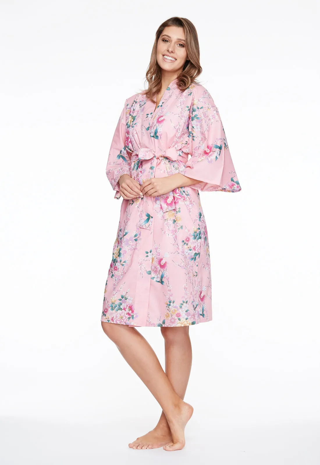 Orchis Resort Short Cotton Kimono