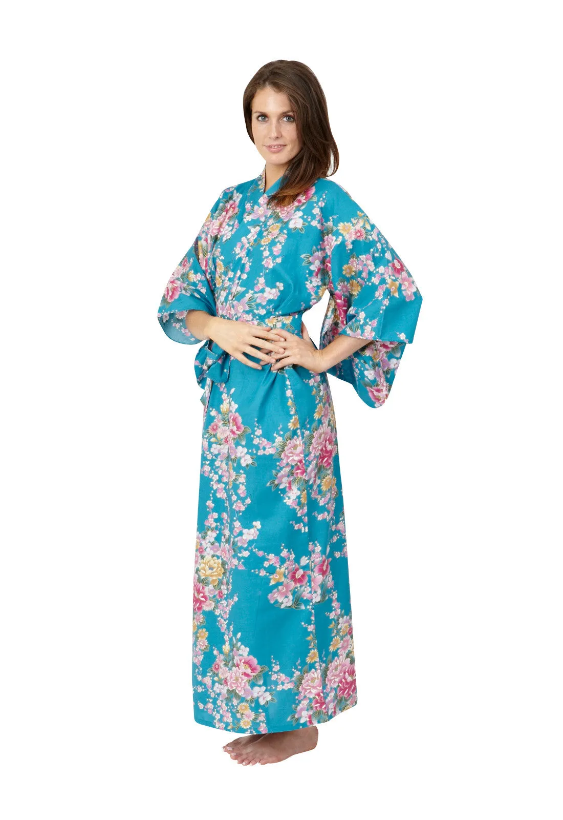 Orchis Resort Womens Plus Size Cotton Kimono Robe