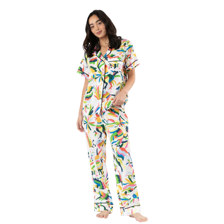 Otomi Pajama Set - Short Sleeve/Pants