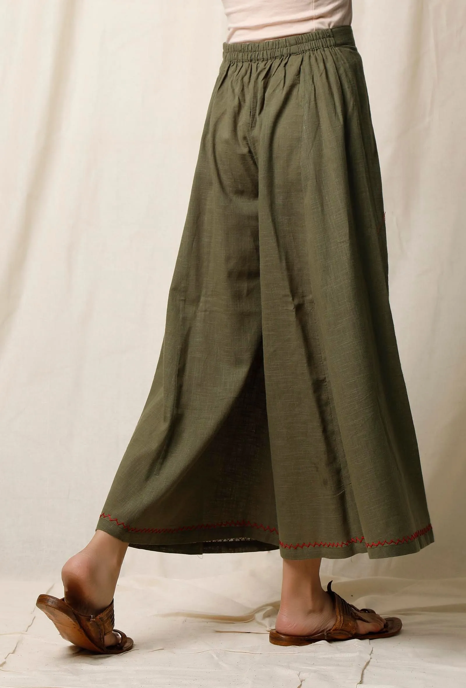 Peepal Cotton Slub Culottes