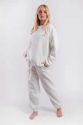 Personalised Bridal Sweatshirt and Jogger Tracksuit - White