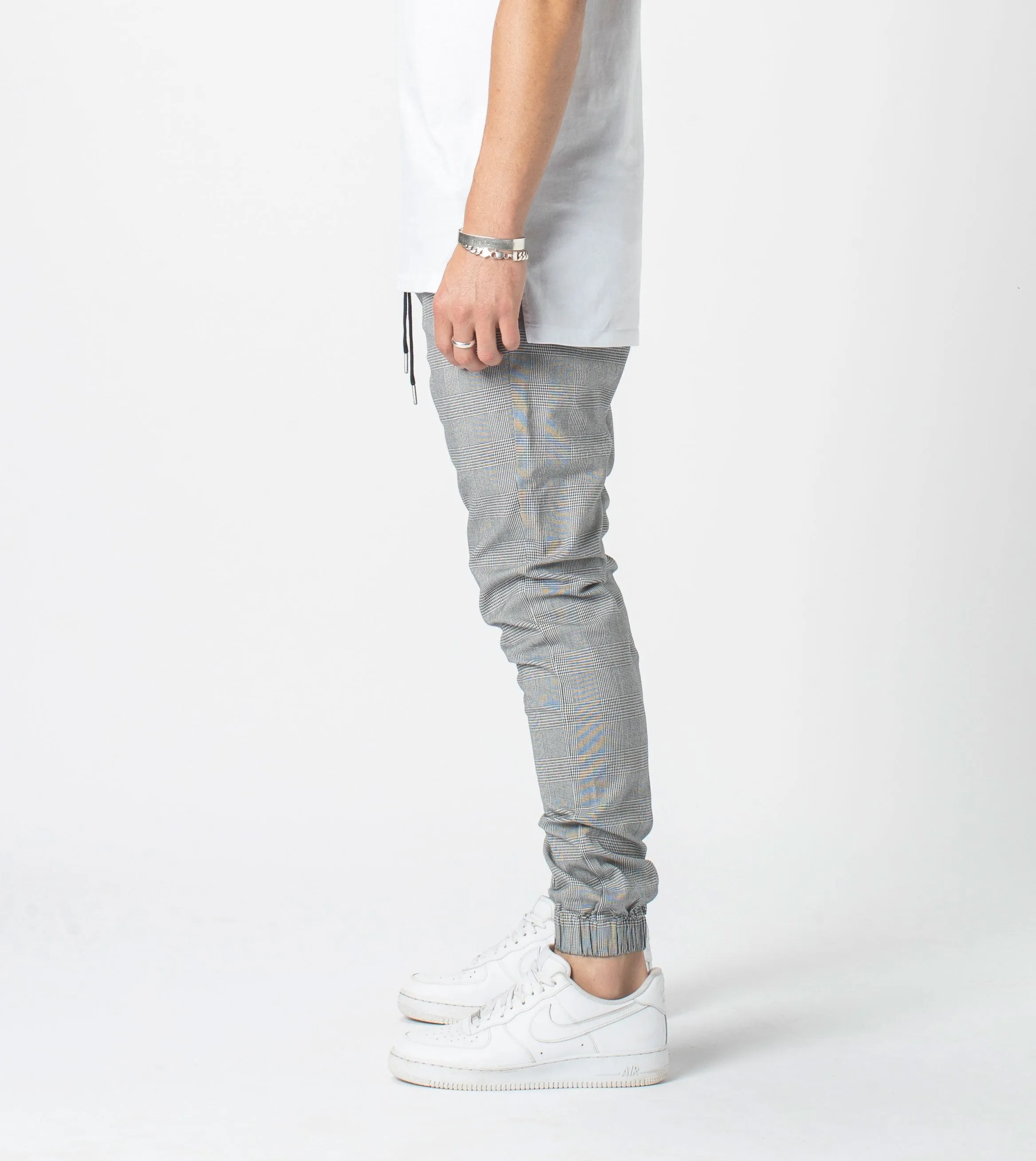 Plaid Sureshot Jogger Grey