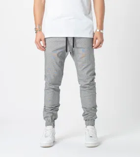 Plaid Sureshot Jogger Grey