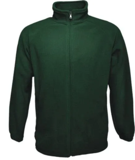 Polar Fleece Full Zip Jacket - Bottle Green