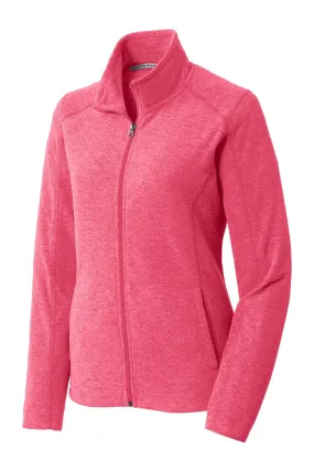 Port Authority Women's Heather Microfleece Full-Zip Jacket