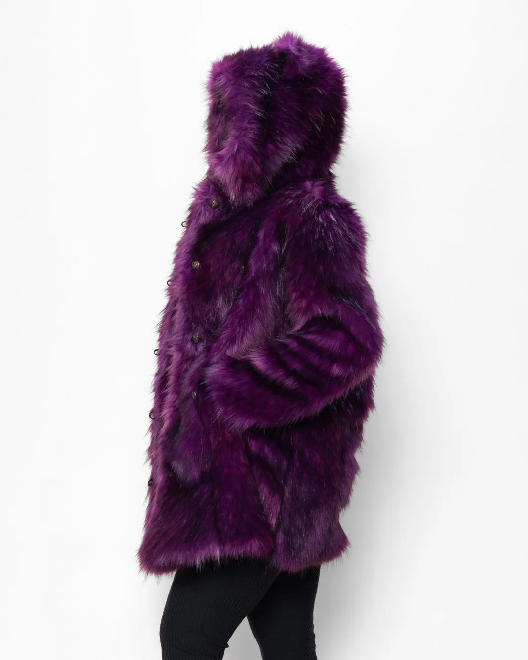 Purple Panther Classic Faux Fur Coat | Women's