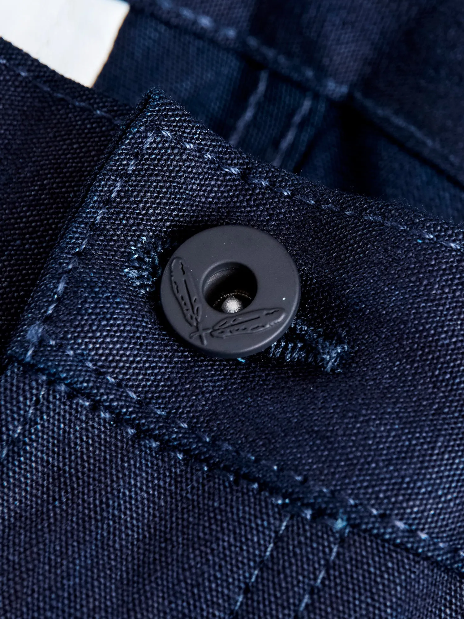 "Officer Trouser" in Indigo Selvedge Canvas