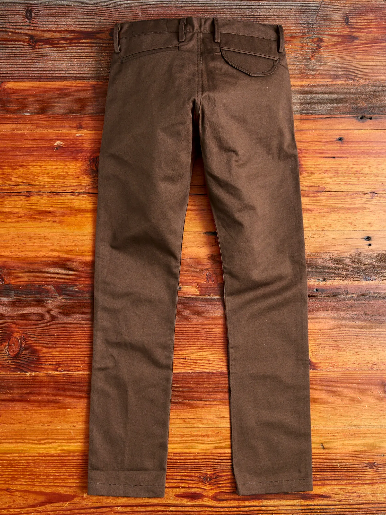 "Officer Trouser" in Nutmeg Twill