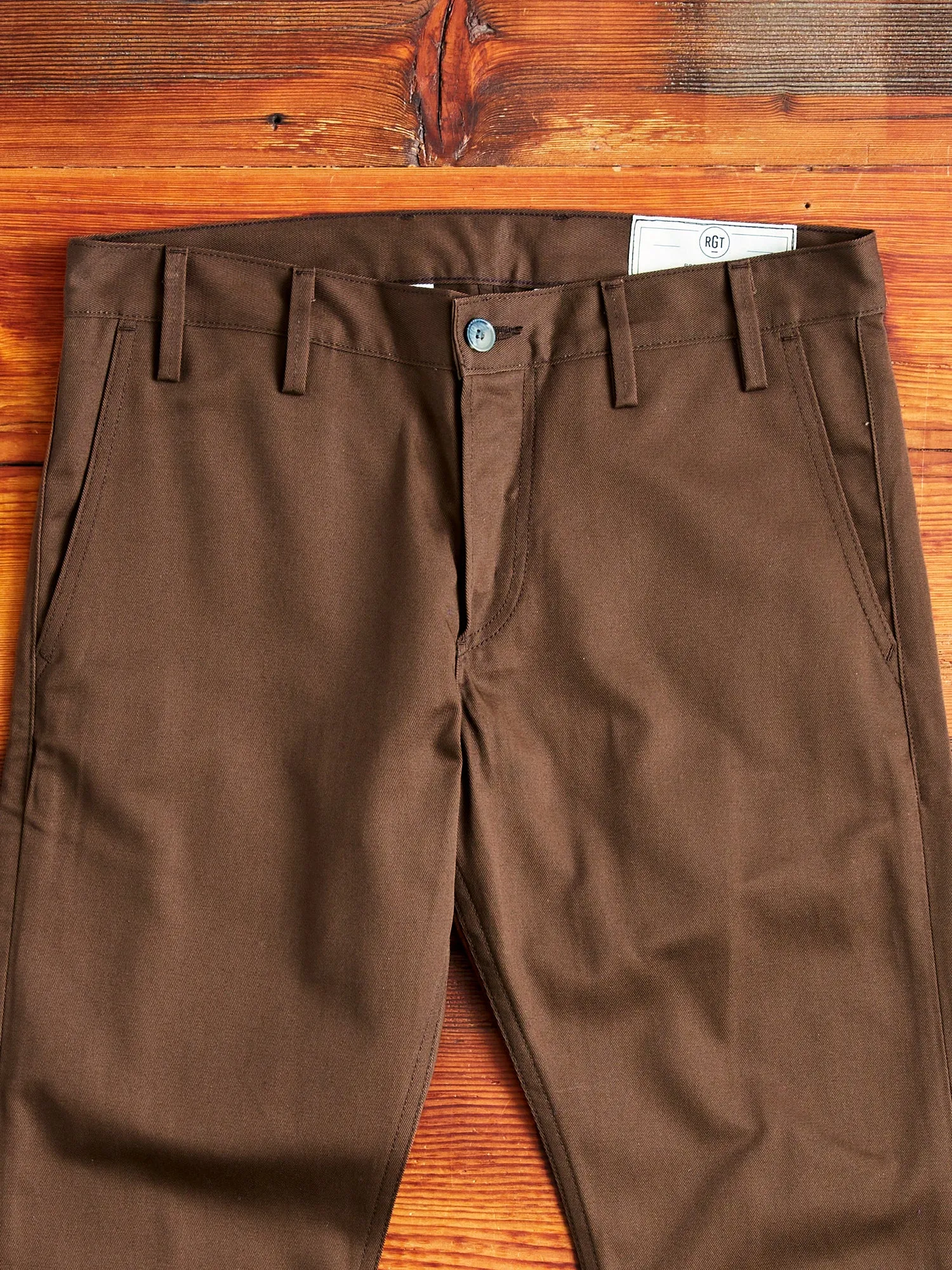 "Officer Trouser" in Nutmeg Twill