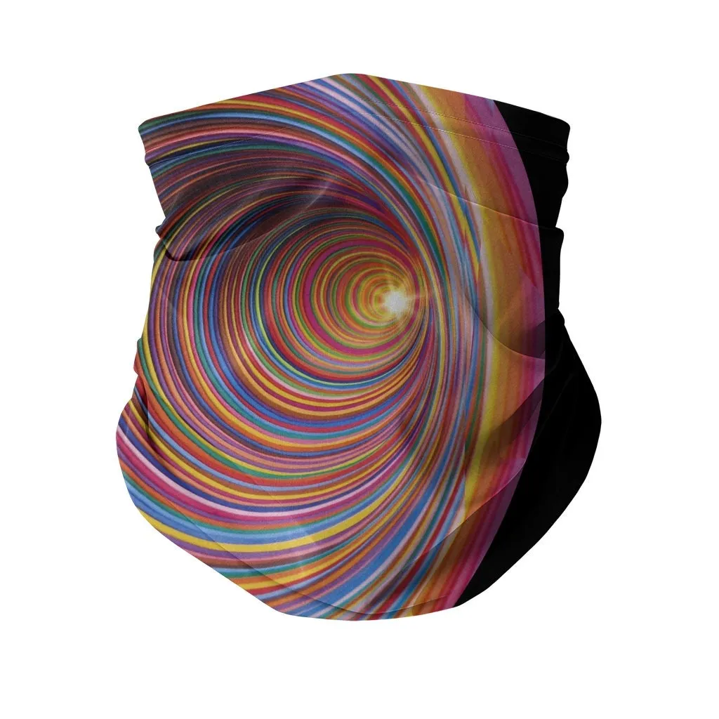 Rainbow Vortex Neck Gaiter,Multi-functional, Mask,Headband,Bandana,Balaclava,Hair Band,Dust Mask,  neck warmer, Christmas,Birthday Gifts