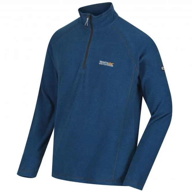 Regatta Montes Mens Half Zip Fleece Lightweight Jumper Pullover