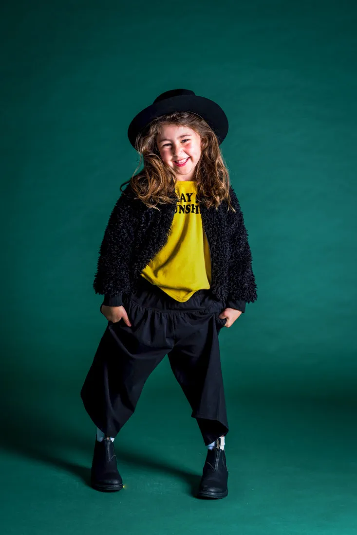 Rock Your Kid Black Culottes