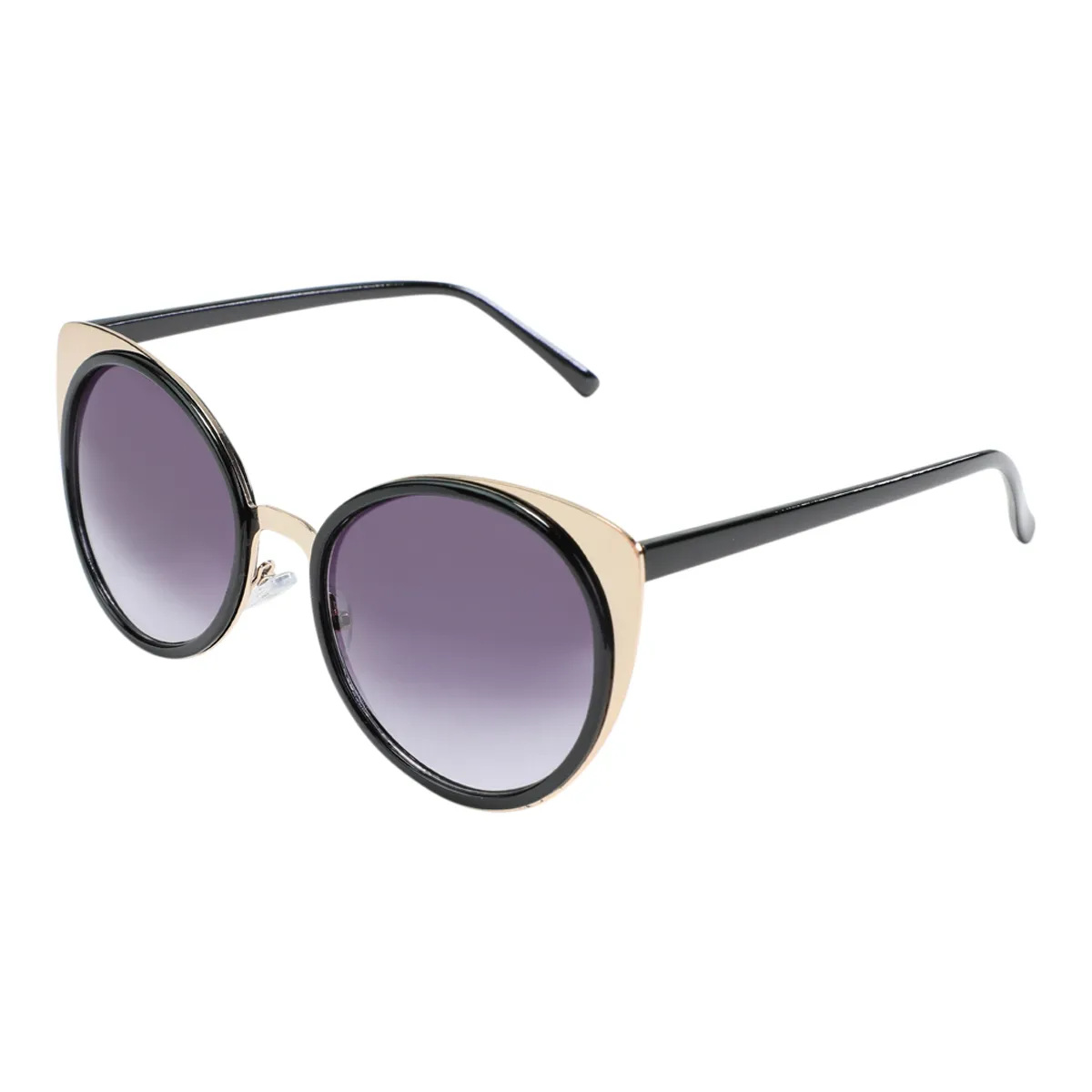 Round Acrylic Sunglasses Black