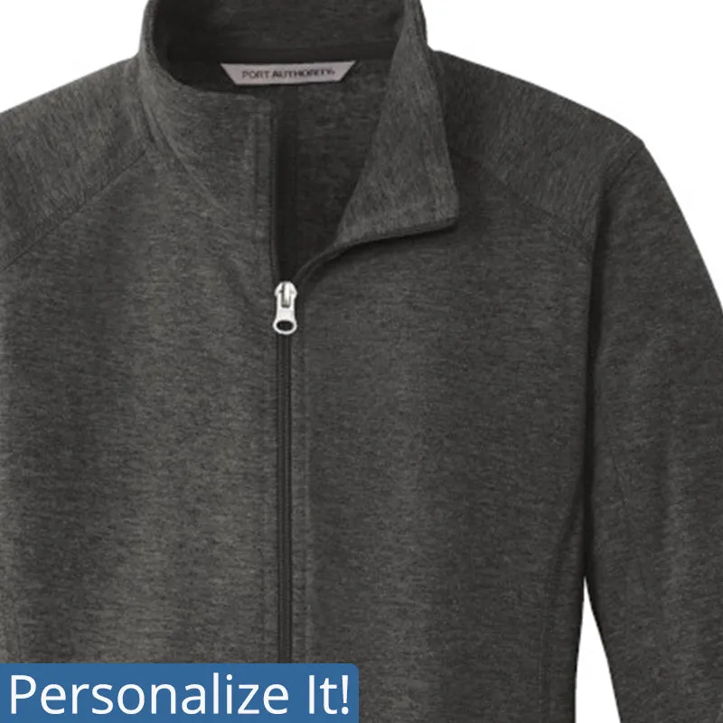 SALE | L235 | Port Authority® Ladies Heather Microfleece Full-Zip Jacket