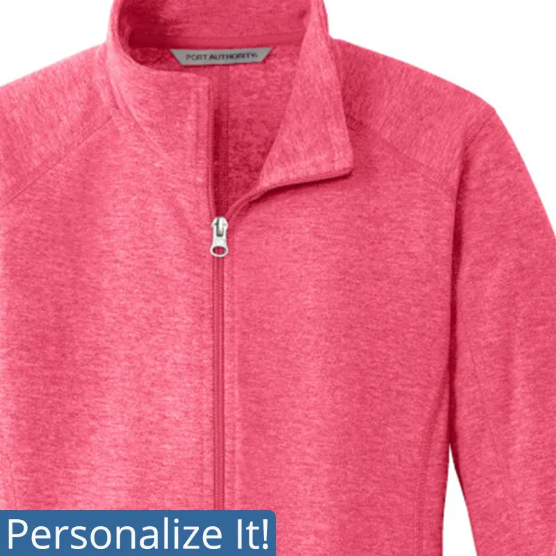 SALE | L235 | Port Authority® Ladies Heather Microfleece Full-Zip Jacket