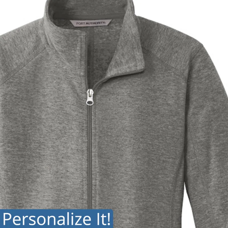 SALE | L235 | Port Authority® Ladies Heather Microfleece Full-Zip Jacket