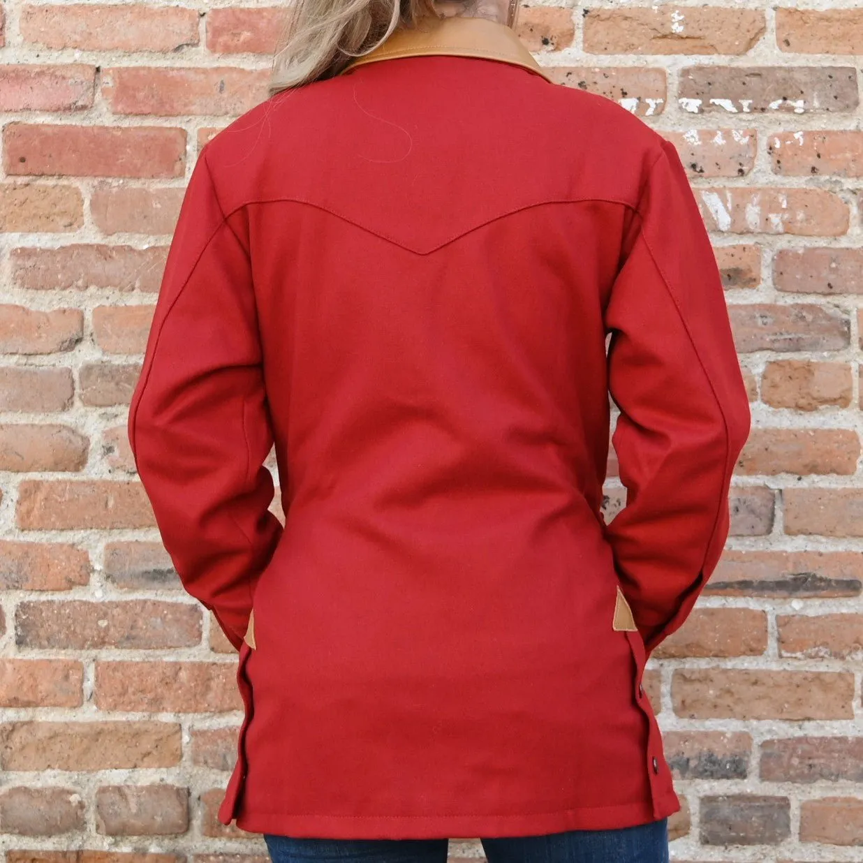 Schaefer Ladies Big Country Wool Rancher in Red