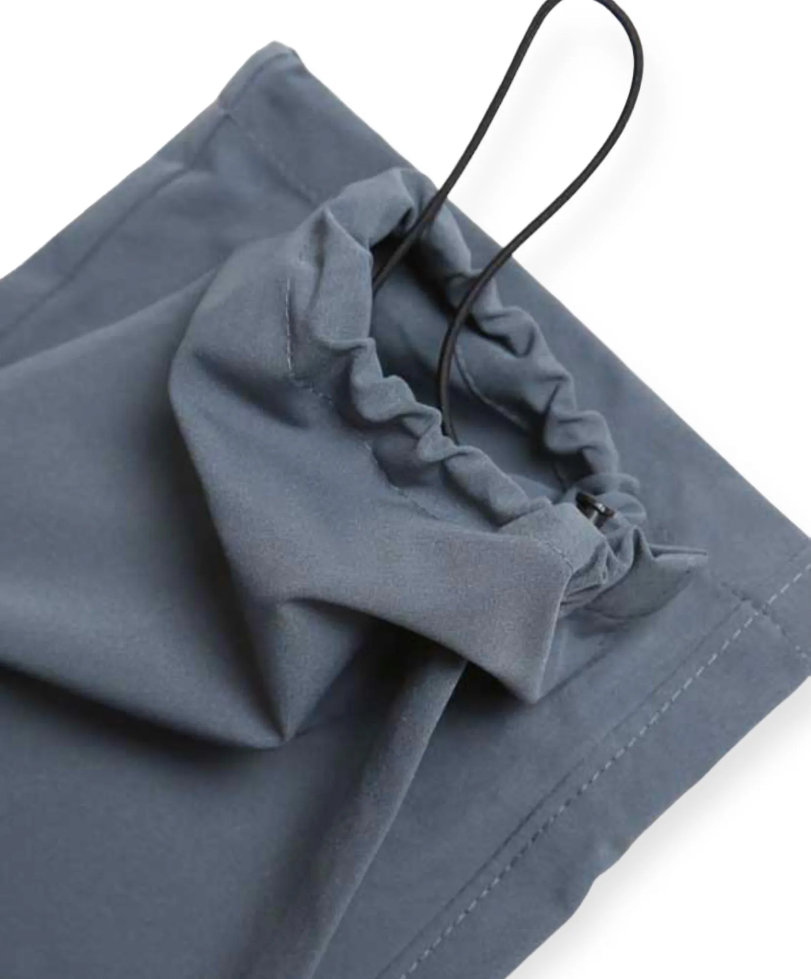 Slate Blue Drawstring Cargo Joggers