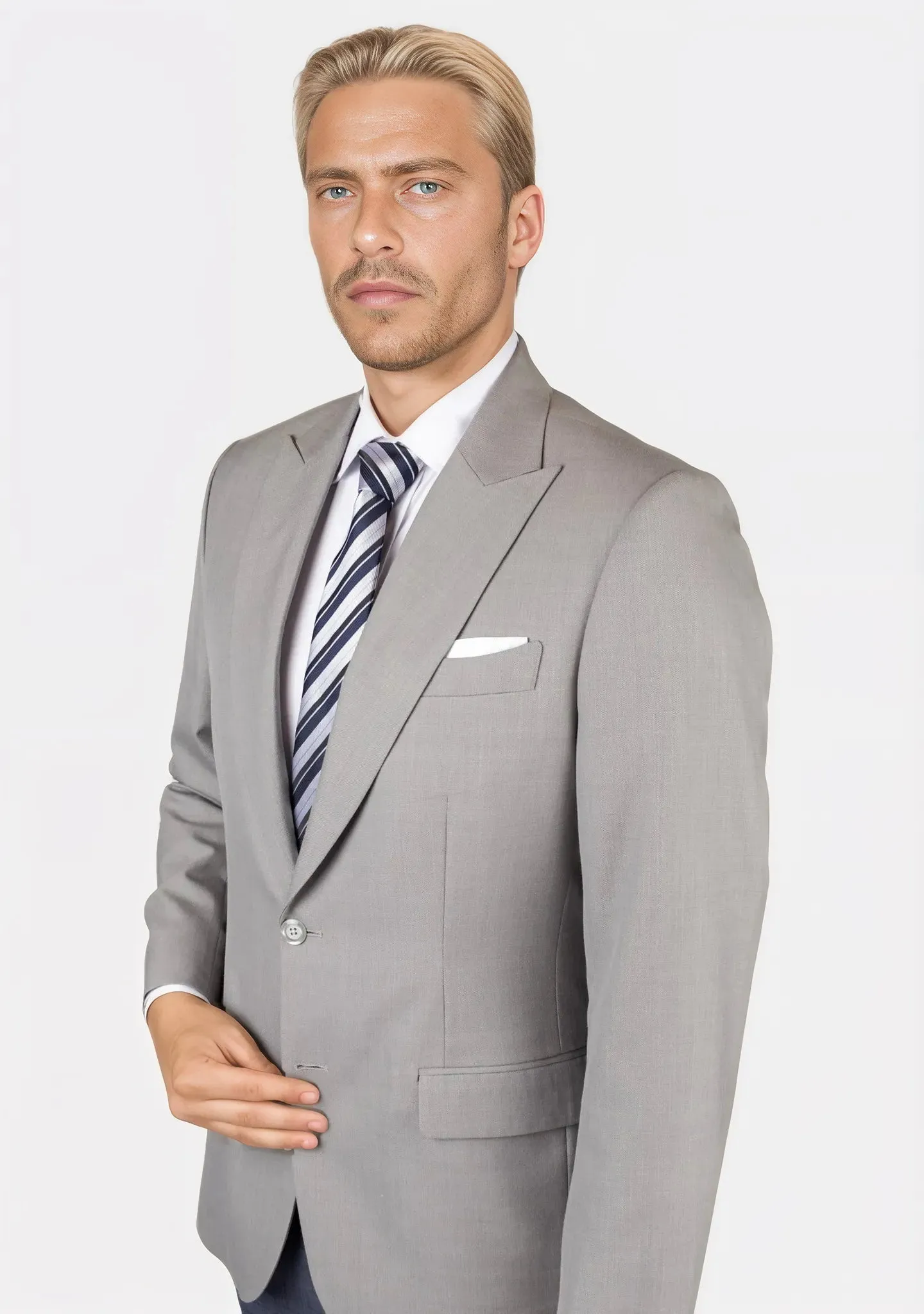 Thompson Harbor Grey Sharkskin Jacket