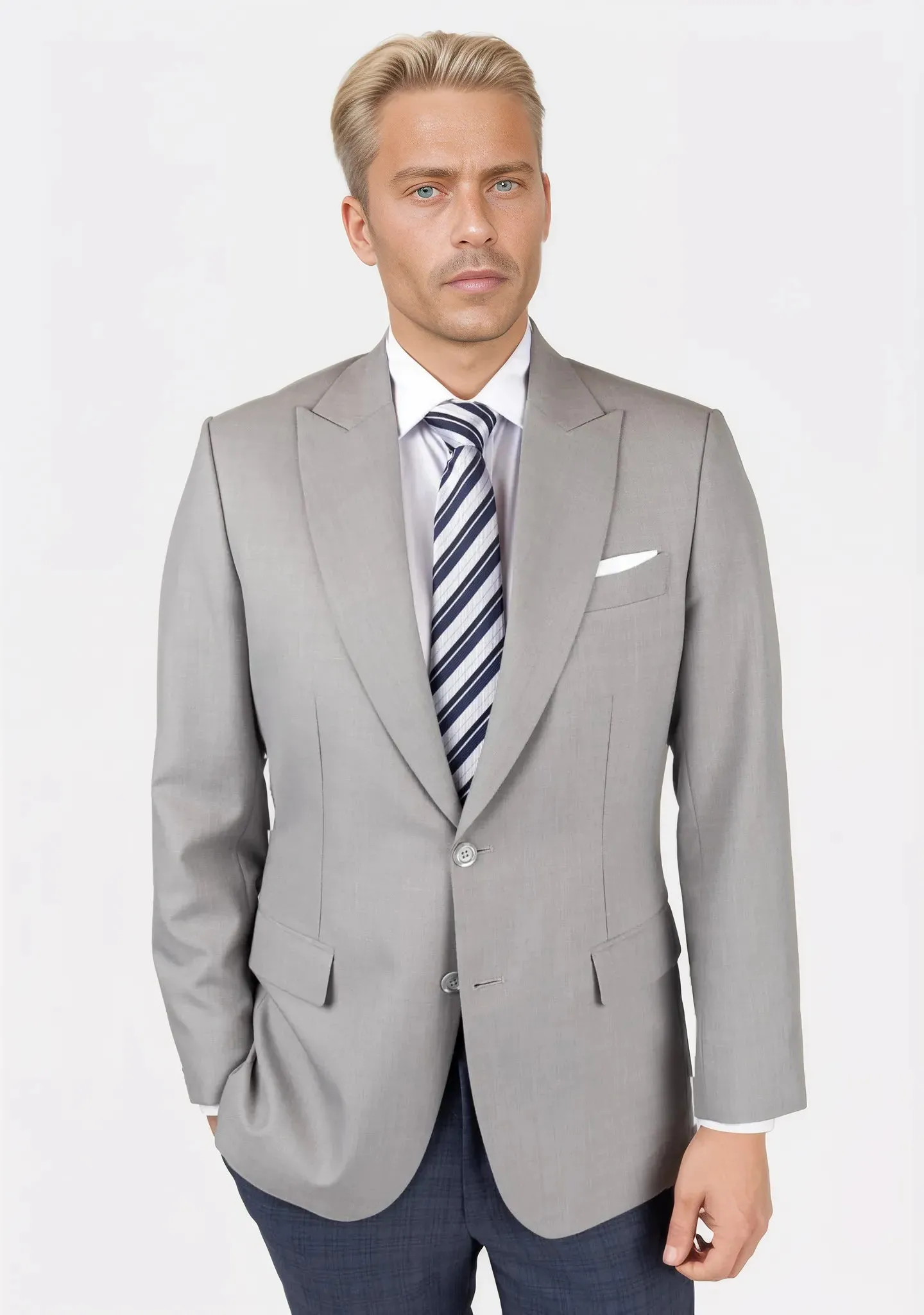 Thompson Harbor Grey Sharkskin Jacket