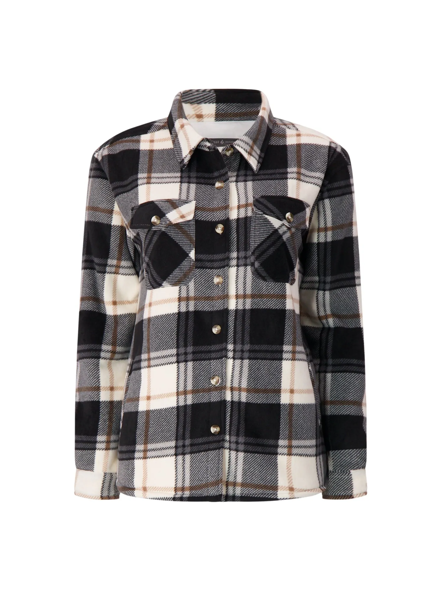 Women's Jacqueline Long Sleeve Plaid Shirt Jacket