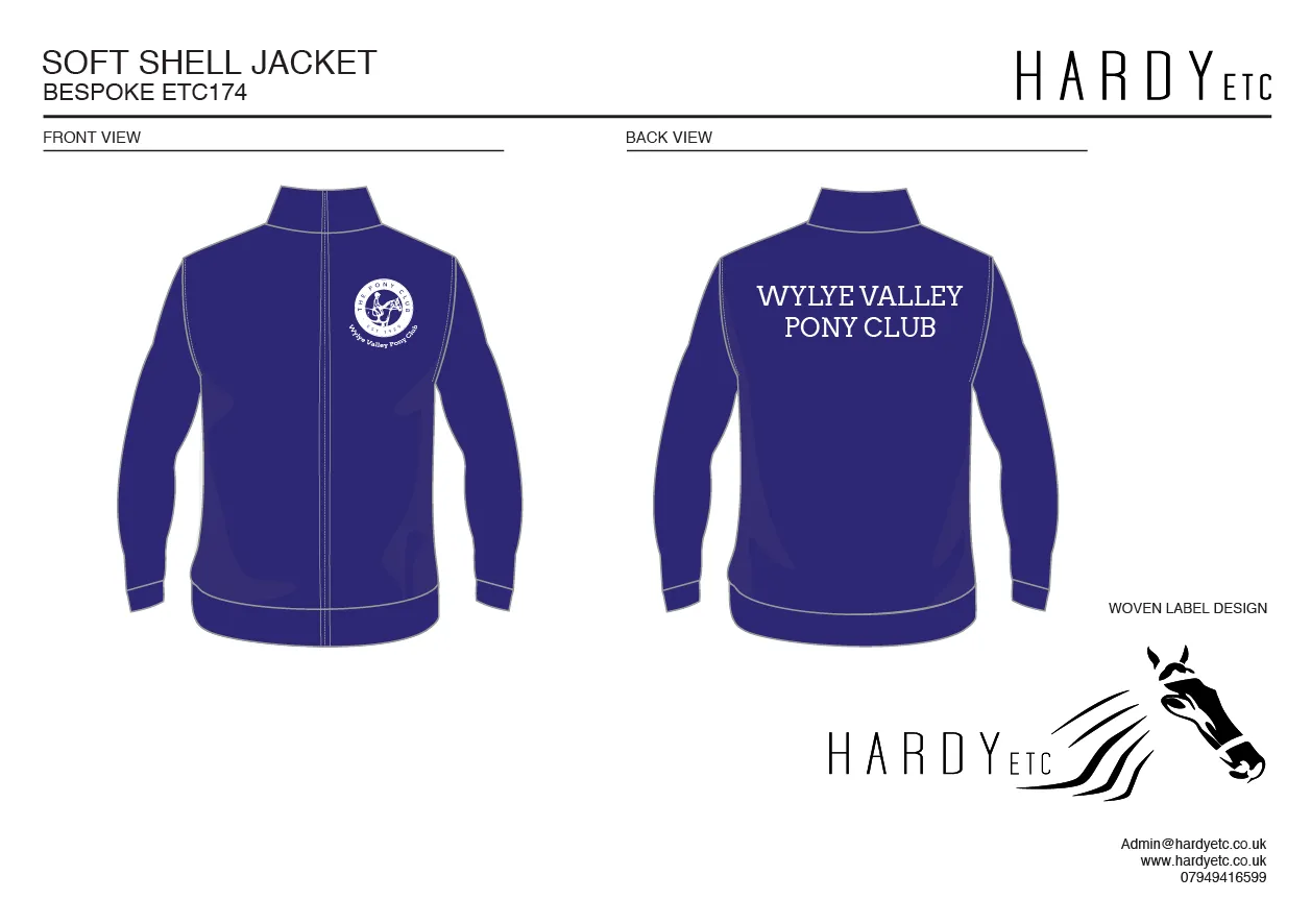 Wylye Valley Pony Club Softshell Jacket